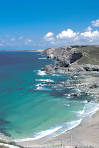 Trevaunance Cove, at St. Agnes