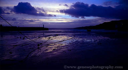 Sunrise at St. Ives Harbour