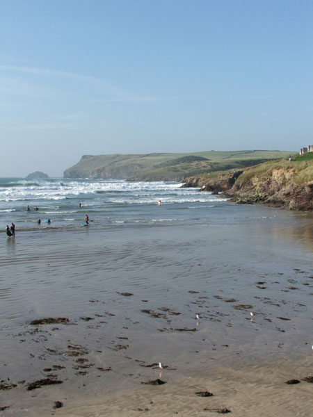 Giant surf at Polzeath