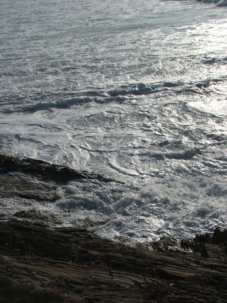Giant surf at Polzeath