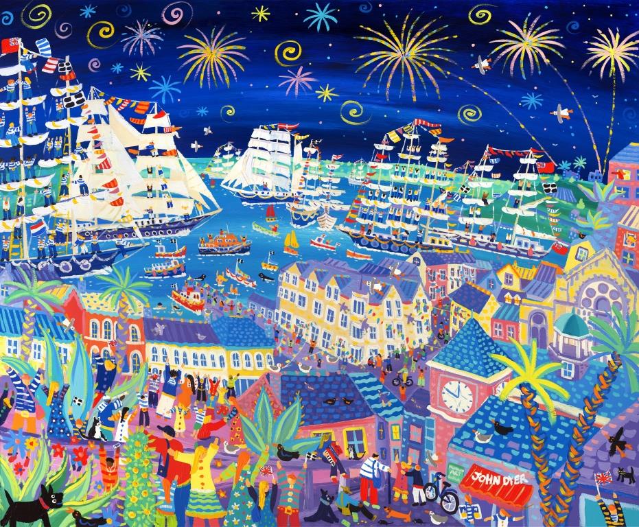 "Tall Ships and Small Ships" - by John Dyer, the Festival's "Artist in  Residence"