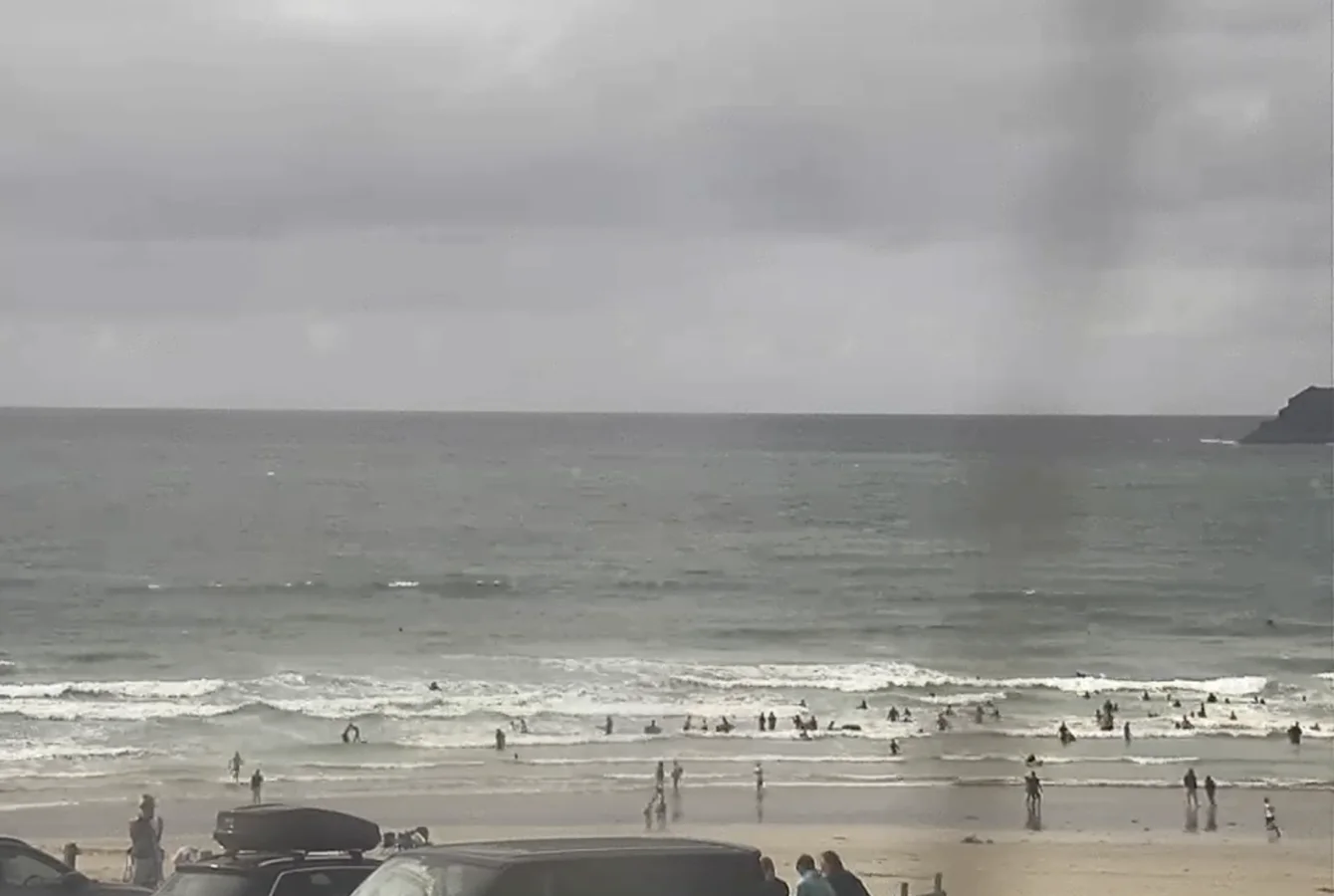 Polzeath Beach webcam view