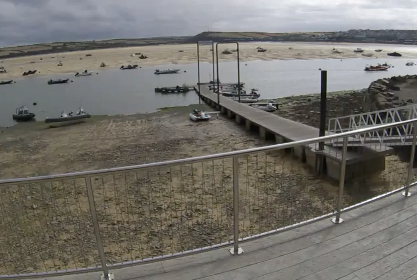 Rock webcam view across the Camel Estuary